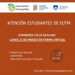 ATENCIÓN ESTUDIANTES DE EUTM