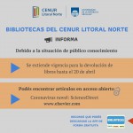 BIBLIOTECAS DEL CENUR LITORAL NORTE 24 marzo