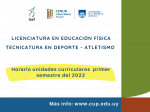 Horario isef 2022 1semeste