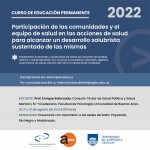 Participación de las comunidades y el equipo de salud en las acciones de salud para alcanzar un desarrollo salubrista sustentado de las mismas 1