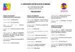 Program V Jornadas de Biología Humana