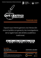 Primera edición: CAFÉ CIENTÍFICO SANDUCERO “Promoviendo ciencia”.