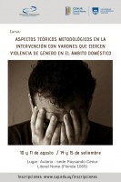 Curso: Aspectos teóricos metodológicos en la intervención con varones que ejercen violencia de género en el ámbito doméstico