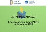 listas elecciones cenurLN