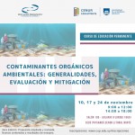 Curso: Contaminantes orgánicos ambientales: generalidades, evaluación y mitigación.