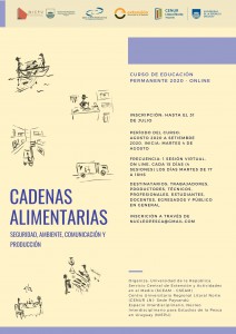 Afiche Curso EduPer Cadenas Alimentarias