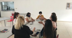 Comedor con Directora Promoción Social