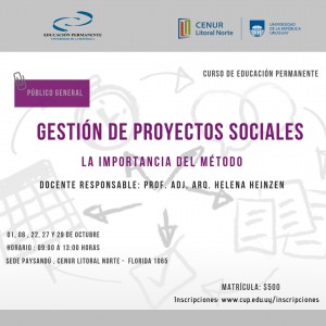 Gestión de Proyectos Sociales