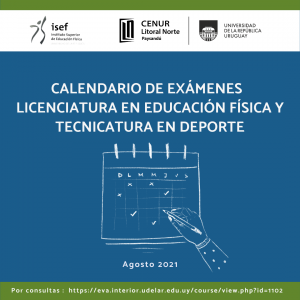 Isef eva examenes agosto