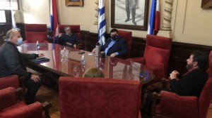 Reunion Intendente Pay con Rector