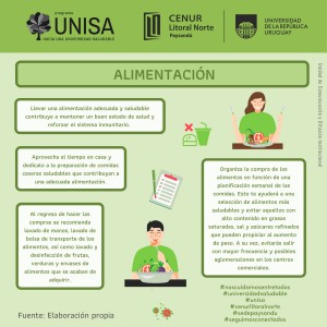 Unisa Coronavirus Alimentación