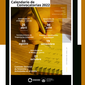 convocatoria extensión udelar