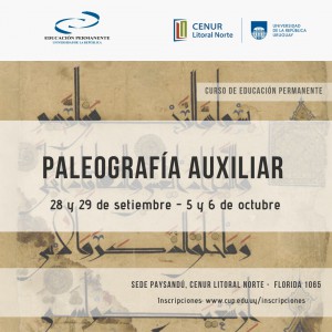 Curso de Educación Permanente: Paleografía Auxiliar.